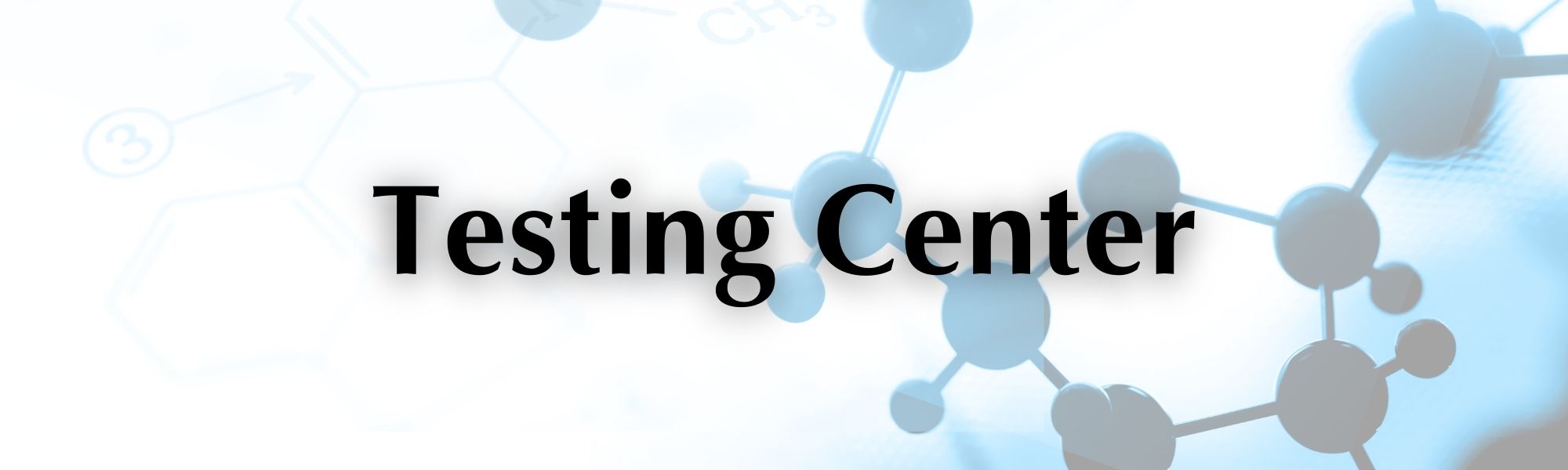Testing Center header