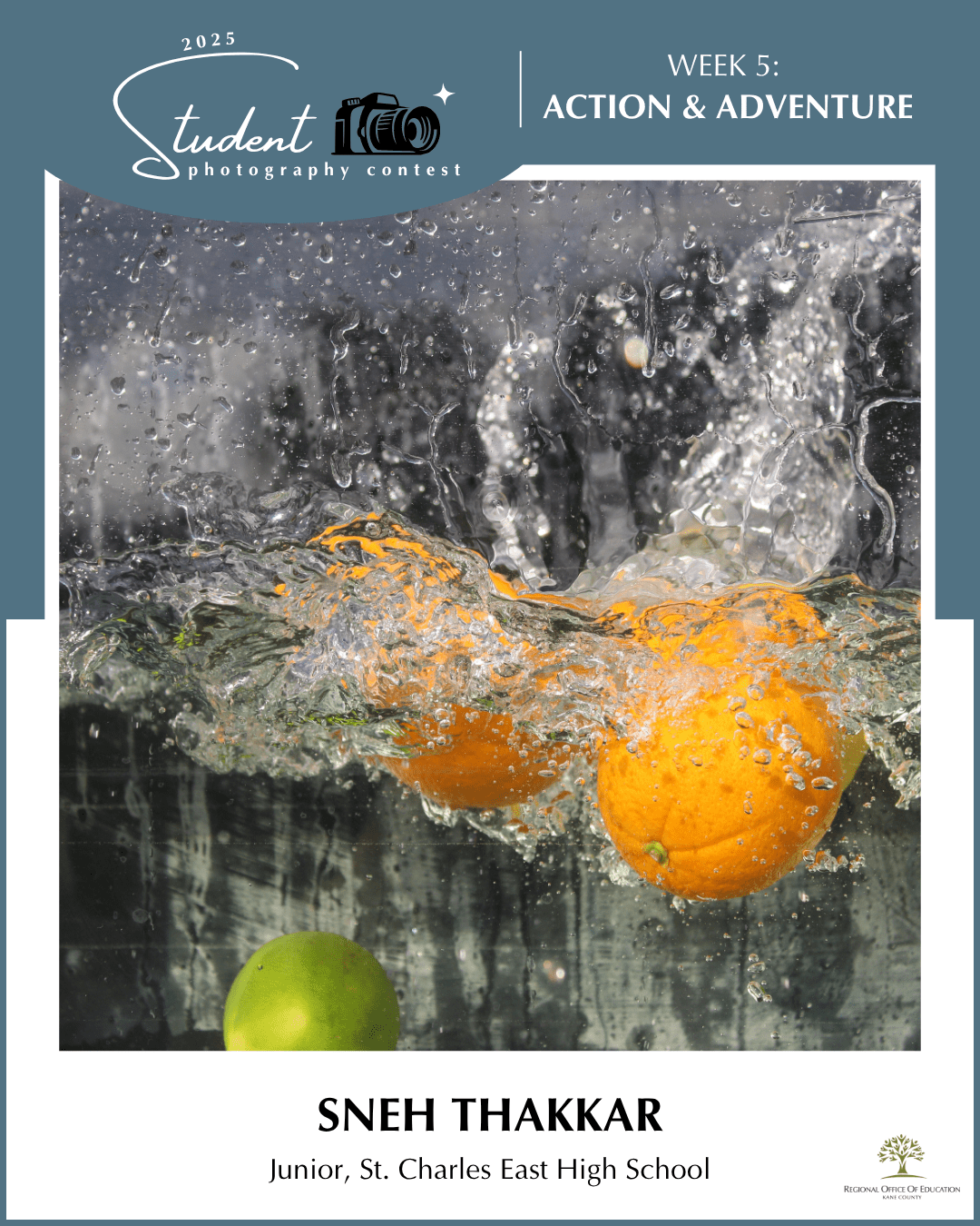 Gravity Meets Water - Sneh Thakkar, St. Charles East HS (District 303)