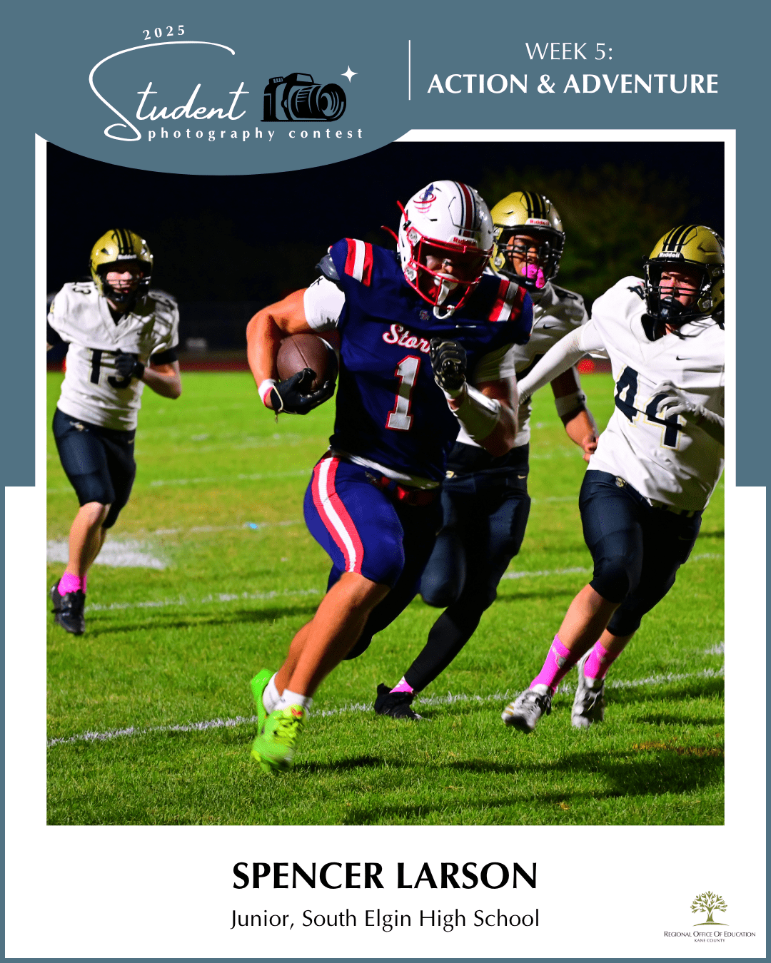 Touchdown - Spencer Larson, South Elgin HS (District U-46)