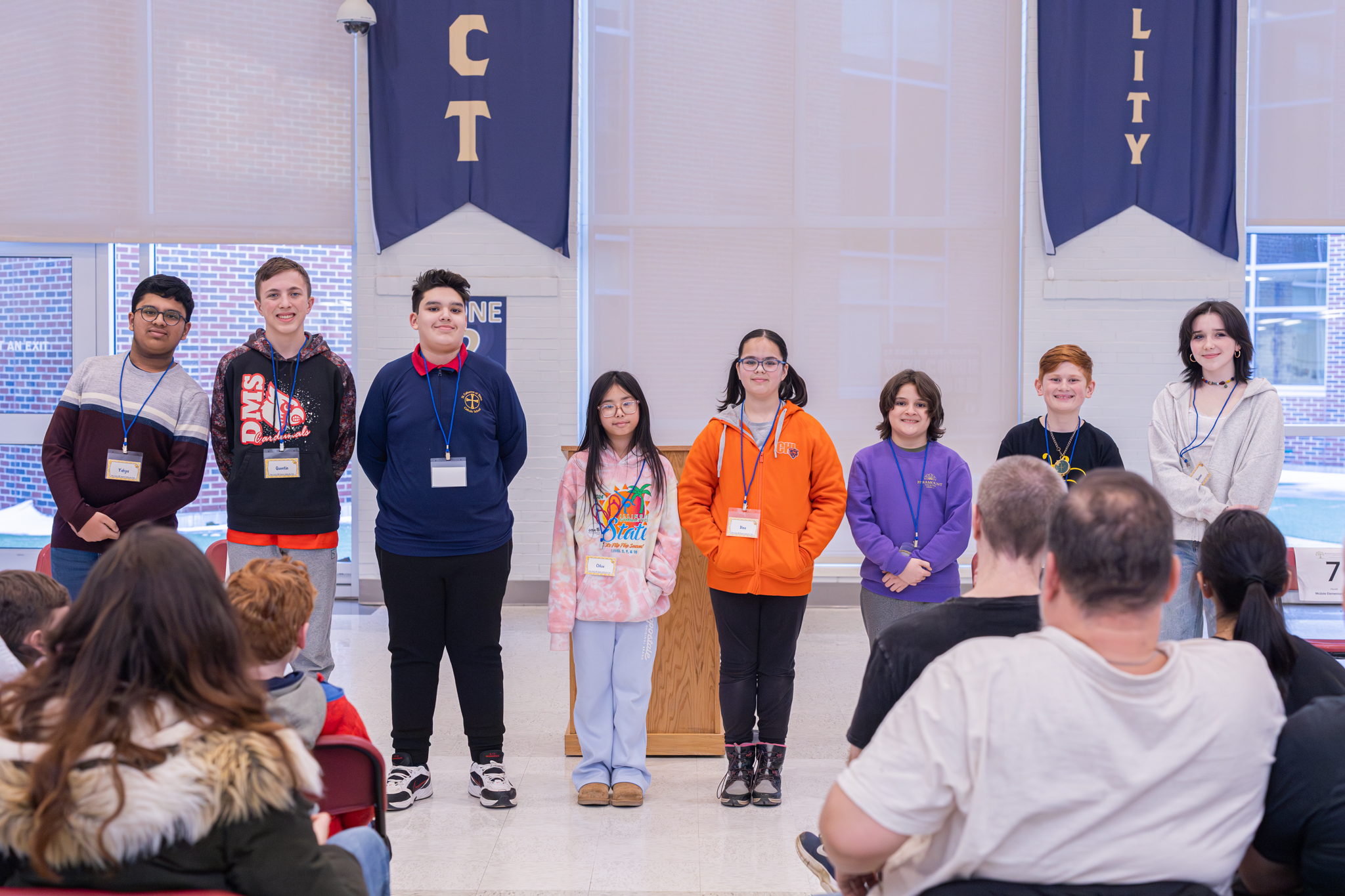 Eight 2026 Kane County Regional Spelling Bee contestants
